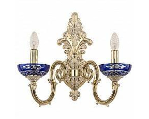 Бра Bohemia Ivele Crystal 7203 7203B15/2/210 GW P Clear-Blue/H-1J