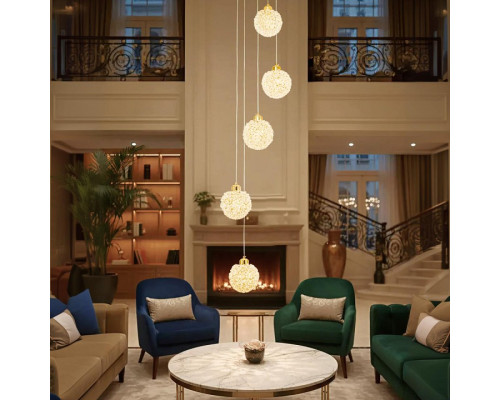 Подвесная люстра Citilux CLOUDY CL323052