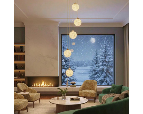 Подвесная люстра Citilux CLOUDY CL323052