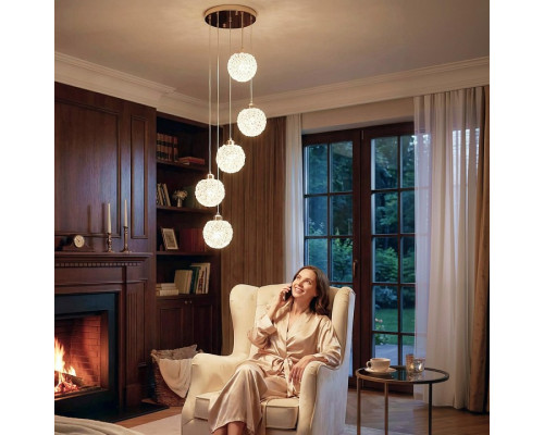 Подвесная люстра Citilux CLOUDY CL323052