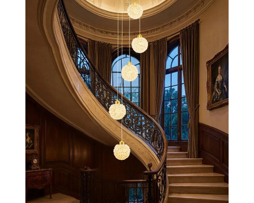 Подвесная люстра Citilux CLOUDY CL323052