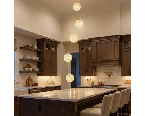 Подвесная люстра Citilux CLOUDY CL323052