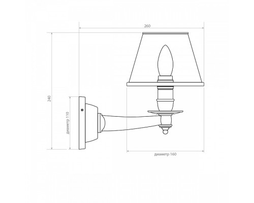 Бра Covali  WL-31078