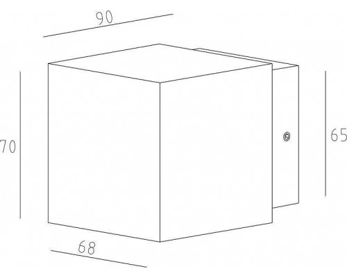 Накладной светильник Deko-Light Cubodo II Single DG Mini 731029