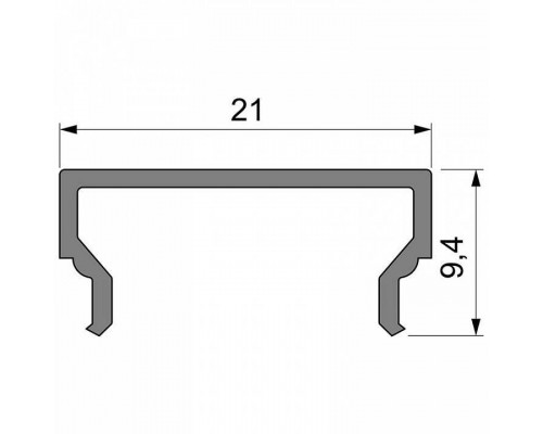 Профиль накладной Deko-Light H-01-15 984032