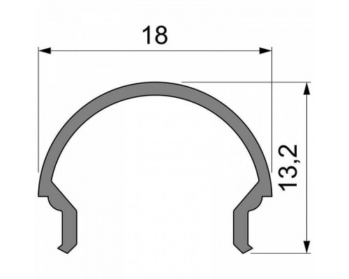 Профиль накладной Deko-Light R-01-12 984522