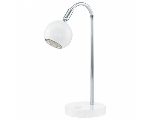 Настольная лампа офисная Eglo Sancho 1 2.4 Вт серебристая 13501