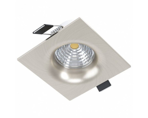 Встраиваемый светильник Eglo Saliceto LED 6 Вт диммируемый 88x88 мм черный 98472