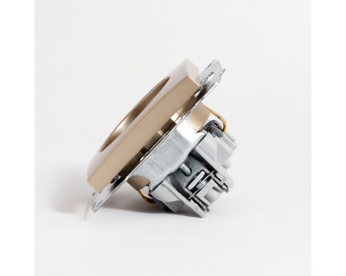 Розетка с заземлением, без рамки Elbi Eleсtriс Zena Vega 609-011400-217