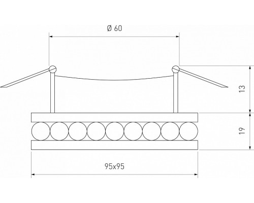 Встраиваемый светильник Elektrostandard Annuli a049338