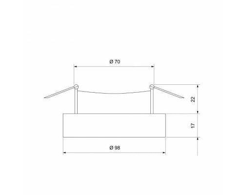 Встраиваемый светильник Elektrostandard Void a053349