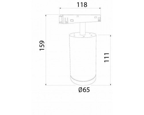 Накладной светильник Elektrostandard Slim Magnetic a061299