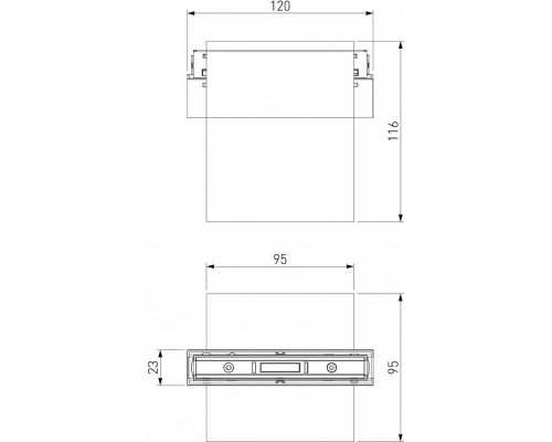 Накладной светильник Elektrostandard Slim Magnetic a063497