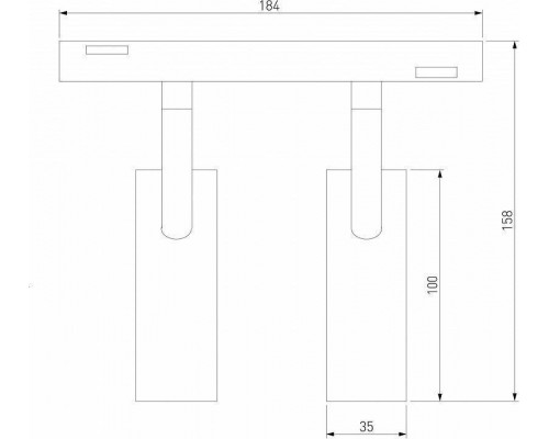 Светильник на штанге Elektrostandard Slim Magnetic a063527