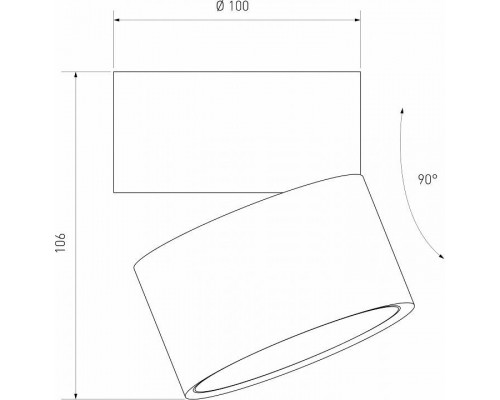 Накладной светильник Elektrostandard Klips a063936