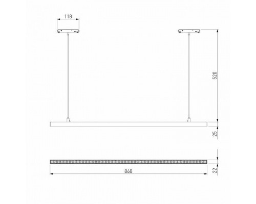 Подвесной светильник Elektrostandard Slim Magnetic a064805