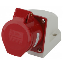 Розетка с заземлением Эра  R(OUT)-16-3P-PE-N-IP44