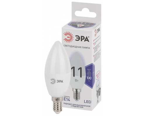 Лампа светодиодная Эра Стандарт LED B35-11W-860-E14
