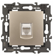 Розетка Ethernet RJ-45 без рамки Эра Эра Elegance 14-3107-04