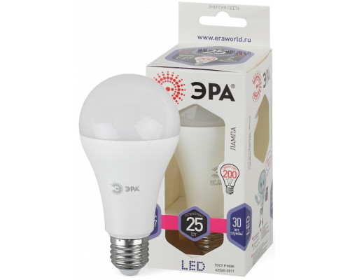 Лампа светодиодная Эра Стандарт LED A65-25W-860-E27