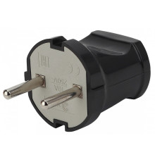 Вилка прямая без заземления Эра  Vx1-B