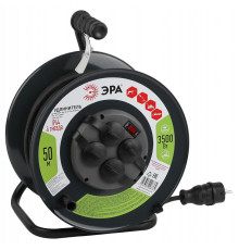 Удлинитель Эра  RMx-4es-3x1.5-50m-IP44(KG)
