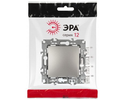 Выключатель одноклавишный без рамки Эра Эра 12 12-1101-16