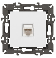 Розетка Ethernet RJ-45 без рамки Эра Эра Elegance 14-3107-01М