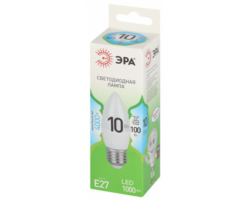 Лампа светодиодная Эра Green Line LED B35-10W-840-E27 GL