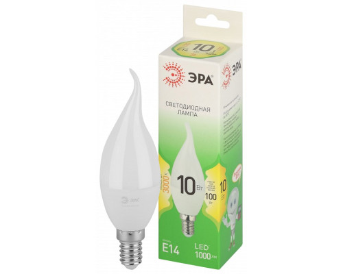 Лампа светодиодная Эра Green Line LED BXS-10W-830-E14 GL