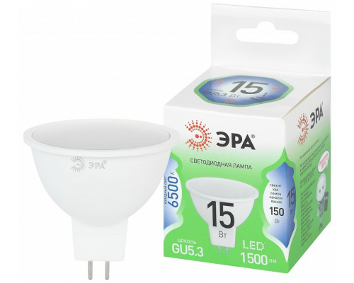 Лампа светодиодная Эра  LED MR16-15W-865-GU5.3 GL