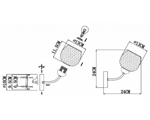 Бра EVOLUCE Tratti SLE1136-301-01