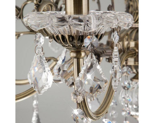 Подвесная люстра Eurosvet Elisha 3281/8 античная бронза Strotskis 3281/8