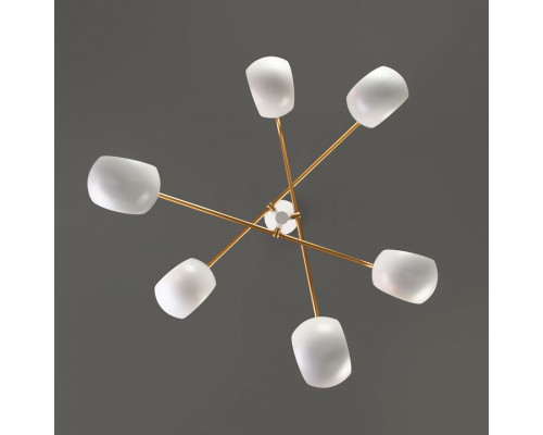 Люстра на штанге Eurosvet Luca 70055/6 белый