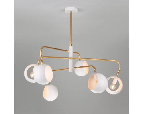 Люстра на штанге Eurosvet Luca 70055/6 белый