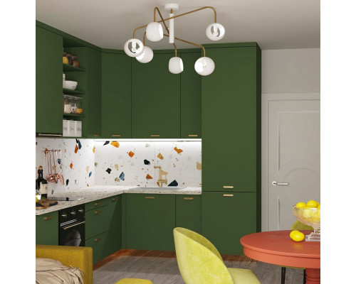 Люстра на штанге Eurosvet Luca 70055/6 белый