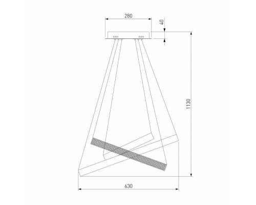 Подвесной светильник Eurosvet Posh 90276/3 медный Smart