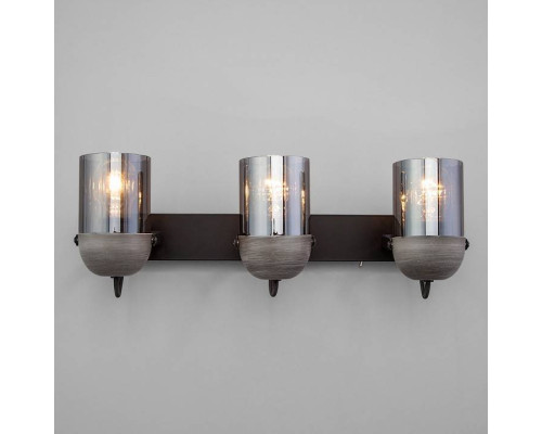 Бра Eurosvet Mars 20122/3 черный/тертый серый