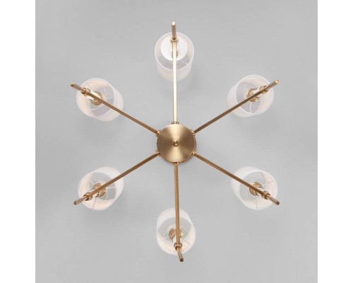 Люстра на штанге Eurosvet Brielle 60132/6 латунь