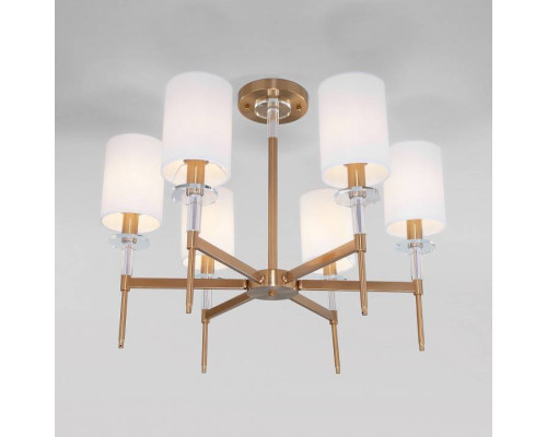 Люстра на штанге Eurosvet Brielle 60132/6 латунь