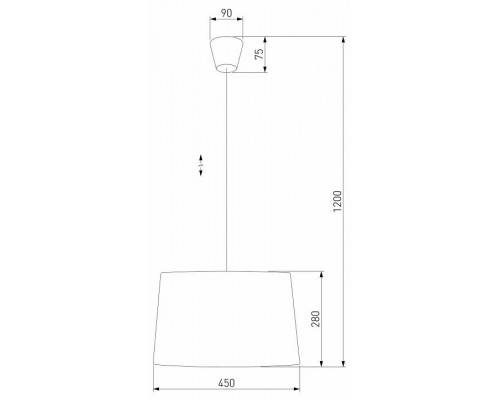 Подвесной светильник TK Lighting Maja 1885 Maja Black