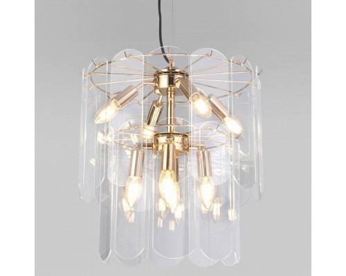 Подвесной светильник Eurosvet Claire 60170/8 золото Smart