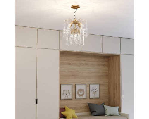 Подвесной светильник Eurosvet Claire 60170/8 золото Smart