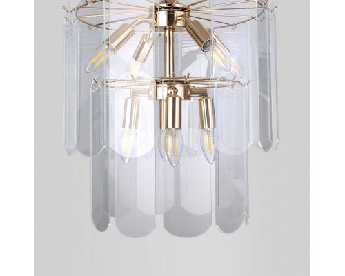 Подвесной светильник Eurosvet Claire 60170/8 золото Smart