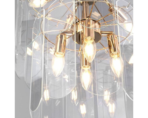 Подвесной светильник Eurosvet Claire 60170/8 золото Smart