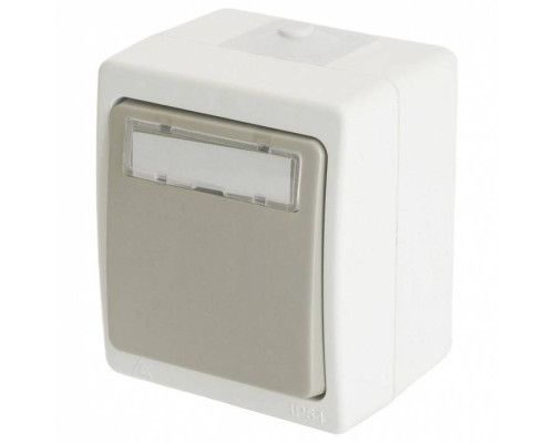 Выключатель одноклавишный Stekker Велена 49736