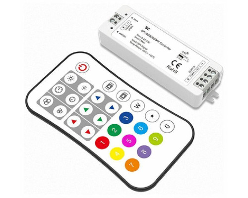 Контроллер-регулятор цвета RGBW с пультом ДУ Favourite  2001-CTR-007
