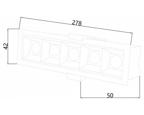 Встраиваемый светильник Favourite Roshni 3083-5C