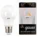 Лампа светодиодная Gauss 1025 E27 11 Вт 3000 K диммируемая 102502111-D