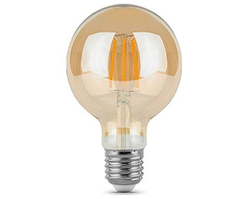 Лампа светодиодная Gauss Filament ST64 6 Вт E27 2400 К диммируемая 105802006-D